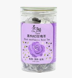 #T3706 黑枸杞玫瑰茶 36克 (12包) Black wolfberry Rose Tea 36g