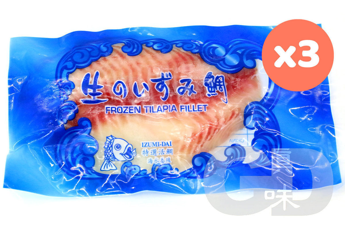 #4109-A 冷凍鯛魚柳 (海水養殖) 210gx3